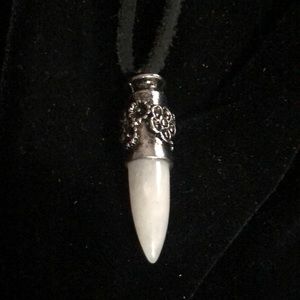 Rose Quartz Spear Necklace